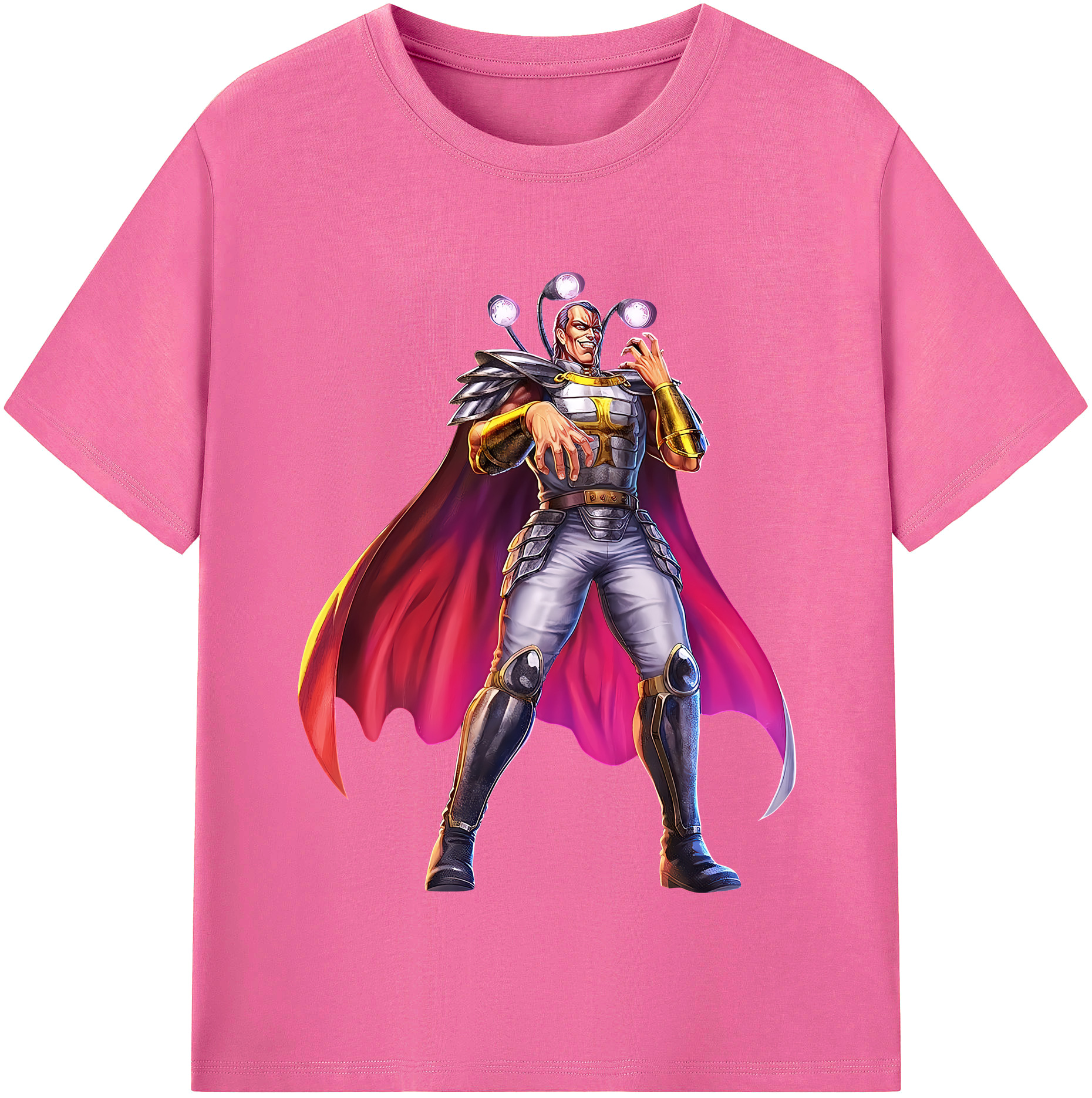 （画像用） 北斗の拳 Fist of the North Star レディースカジュアルプリントTシャツ（綿100％）